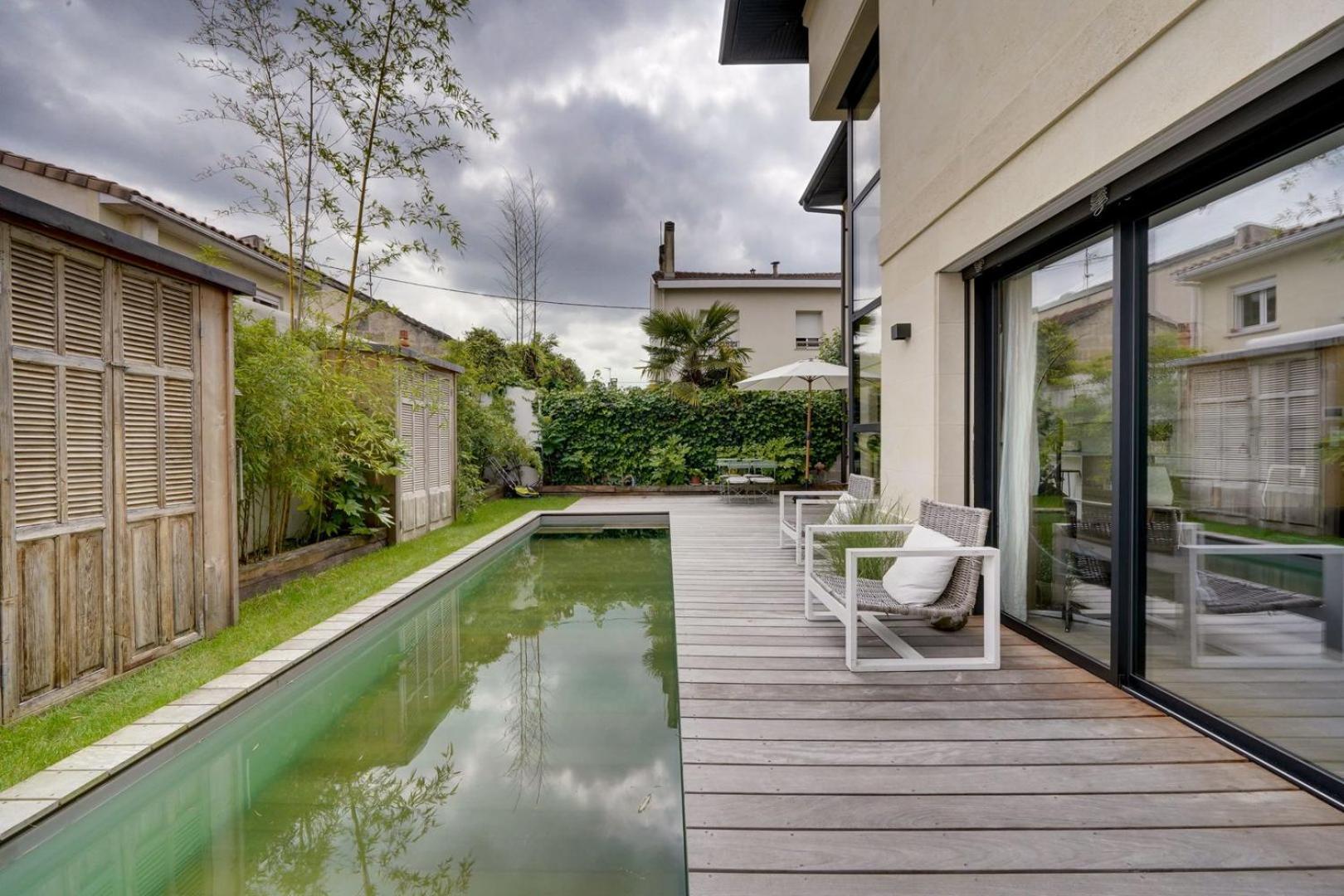 Spacious Bordeaux Family Home With Swimming Pool Экстерьер фото