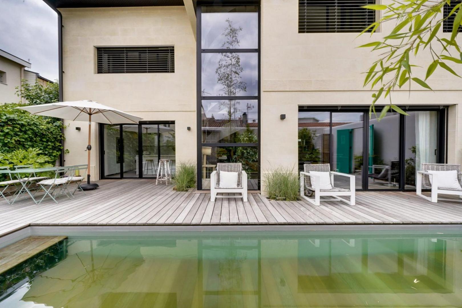 Spacious Bordeaux Family Home With Swimming Pool Экстерьер фото